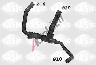 SASIC Hadice chladiče SAS SWH4335, SWH4335 SASIC Hadice chladiče SAS SWH4335, SWH4335