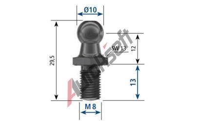 STABILUS Kloub pro plynovou vzpru SBL 4486MD, 4486MD
