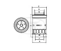 SCT - MANNOL Palivov filtr SCT ST 306, ST 306