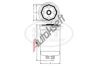 SCT - MANNOL Palivov filtr SCT ST 6082, ST 6082