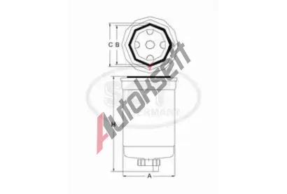 SCT - MANNOL Palivov filtr SCT ST 6106, ST 6106
