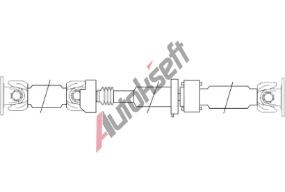 SPIDAN Kloubový hřídel pohonu nápravy SD GKNP30015, GKNP30015  SPIDAN Kloubový hřídel pohonu nápravy SD GKNP30015, GKNP30015