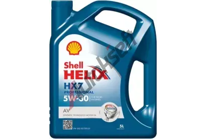 SHELL Helix HX7 Professional AV 5W-30 5 l SH 550046292, 550046292