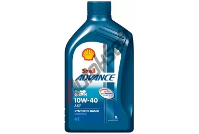SHELL Advance 4T AX7 10W-40 (SM/MA2) 1 l SH 550053815, 10W-40