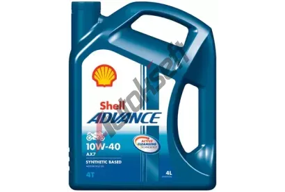 SHELL Advance 4T AX7 10W-40 (SM/MA2) 4 l SH 550053816, 10W-40