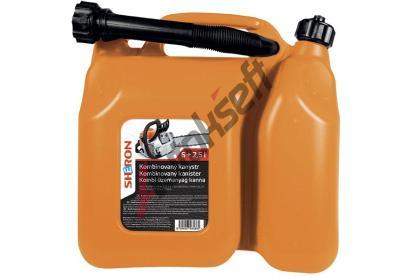 SHERON Kanystr kombinovan� 6 + 2,5 lt oran�ov� SHR 6551055, 6551055