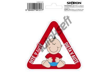 SHERON Samolepka - dítě v autě SHR 6621000, 6621000 SHERON Samolepka - dítě v autě SHR 6621000, 6621000