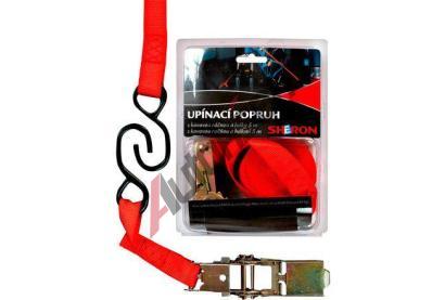 SHERON Upínací popruh s ráčnou a háky 5m SHR 6000171, 6000171 SHERON Upínací popruh s ráčnou a háky 5m SHR 6000171, 6000171