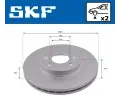 SKF Brzdov kotou - 259 mm SK VKBD80011V2, VKBD 80011 V2