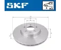 SKF Brzdov kotou - 314 mm SK VKBD80024V1, VKBD 80024 V1