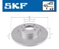 SKF Brzdov kotou - 259 mm SK VKBD80025S2, VKBD 80025 S2