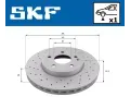 SKF Brzdov kotou SK VKBD80028V1, VKBD 80028 V1