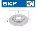 SKF Brzdov kotou - 266 mm SK VKBD80033S2, VKBD 80033 S2