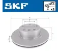 SKF Brzdový kotouč - 300 mm SK VKBD80060V1, VKBD 80060 V1
