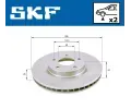 SKF Brzdov kotou - 296 mm SK VKBD80070V2, VKBD 80070 V2
