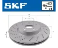 SKF Brzdov kotou SK VKBD80085V1, VKBD 80085 V1
