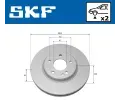 SKF Brzdov kotou SK VKBD80104V2, VKBD 80104 V2