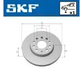 SKF Brzdov� kotou� - 276 mm SK VKBD80122V1, VKBD 80122 V1