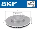 SKF Brzdov kotou - 296 mm SK VKBD80129V1, VKBD 80129 V1