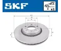 SKF Brzdov kotou - 305 mm SK VKBD80144V1, VKBD 80144 V1