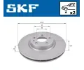 SKF Brzdov kotou SK VKBD80150V2, VKBD 80150 V2
