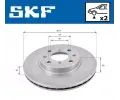 SKF Brzdov kotou - 252 mm SK VKBD80167V2, VKBD 80167 V2