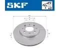 SKF Brzdov kotou - 241 mm SK VKBD80175V2, VKBD 80175 V2