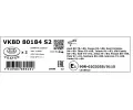 SKF Brzdov kotou SK VKBD80184S2, VKBD 80184 S2