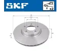 SKF Brzdov kotou SK VKBD80273V2, VKBD 80273 V2