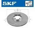 SKF Brzdov kotou SK VKBD80279V2, VKBD 80279 V2