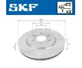 SKF Brzdov kotou SK VKBD80280V2, VKBD 80280 V2