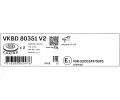 SKF Brzdov� kotou� - 258 mm SK VKBD80351V2, VKBD 80351 V2