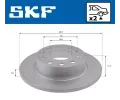 SKF Brzdov kotou - 253 mm SK VKBD90007S2, VKBD 90007 S2