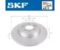 SKF Brzdový kotouč SK VKBD90044S2, VKBD 90044 S2