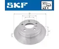 SKF Brzdov kotou - 258 mm SK VKBD90083S2, VKBD 90083 S2