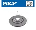 SKF Brzdov kotou - 310 mm SK VKBD90161V2, VKBD 90161 V2