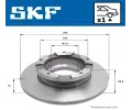 SKF Brzdový kotouč - 288 mm SK VKBD90258S1, VKBD 90258 S1