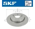 SKF Brzdov� kotou� - 270 mm SK VKBD90330S2, VKBD 90330 S2