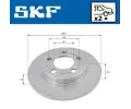 SKF Brzdový kotouč - 239 mm SK VKBD90361S2, VKBD 90361 S2