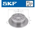 SKF Brzdový kotouč SK VKBD90619S1, VKBD 90619 S1