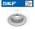 SKF Brzdov kotou SK VKBD91102S1, VKBD 91102 S1