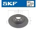 SKF Brzdov� kotou� - 272 mm SK VKBD91344S2, VKBD 91344 S2
