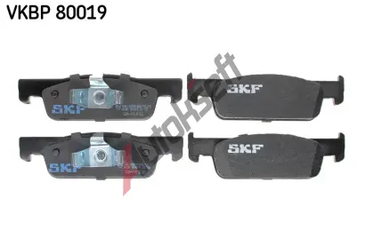 SKF Sada brzdovch destiek SK VKBP80019, VKBP 80019