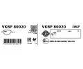 SKF Sada brzdovch destiek SK VKBP80020, VKBP 80020