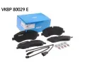 SKF Sada brzdovch destiek SK VKBP80029E, VKBP 80029 E