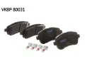 SKF Sada brzdových destiček SK VKBP80031, VKBP 80031