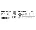 SKF Sada brzdovch destiek SK VKBP80037, VKBP 80037