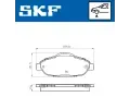 SKF Sada brzdových destiček SK VKBP80038, VKBP 80038