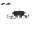 Sada brzdovch destiek SKF ‐ SK VKBP80051