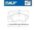 SKF Sada brzdovch destiek SK VKBP80051, VKBP 80051